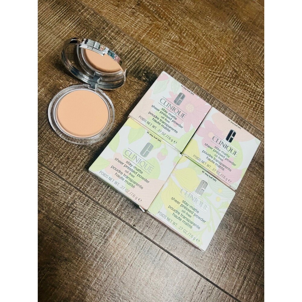 4 Clinique stay- matte pressed powder